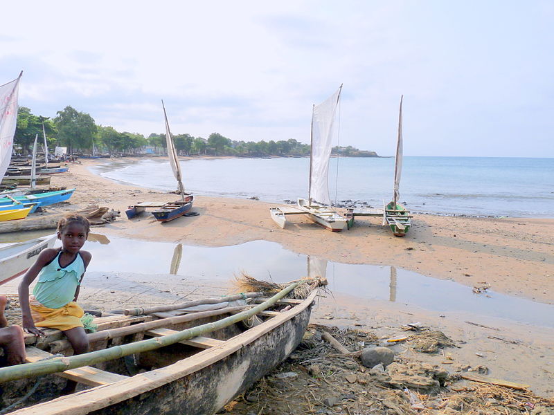 Fischermens Beach auf Sao Tomé (c) Bdickerson